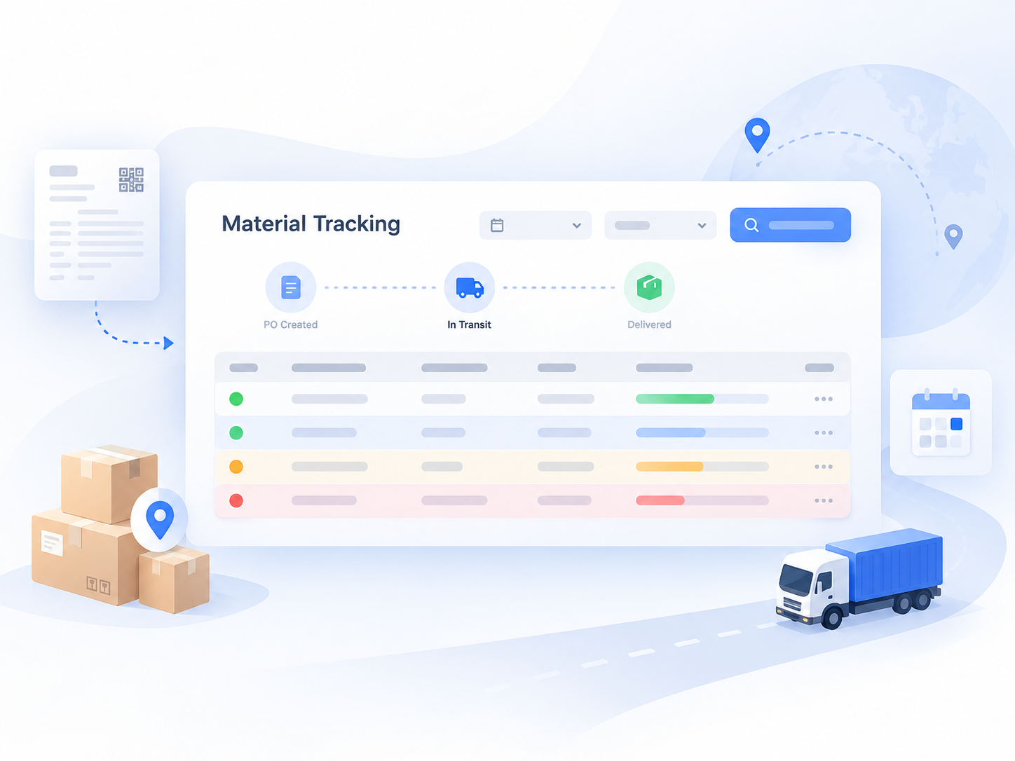 Automail workflow for recurring material supplier shipment updates, validation, delay detection, follow-ups, and consolidated reporting